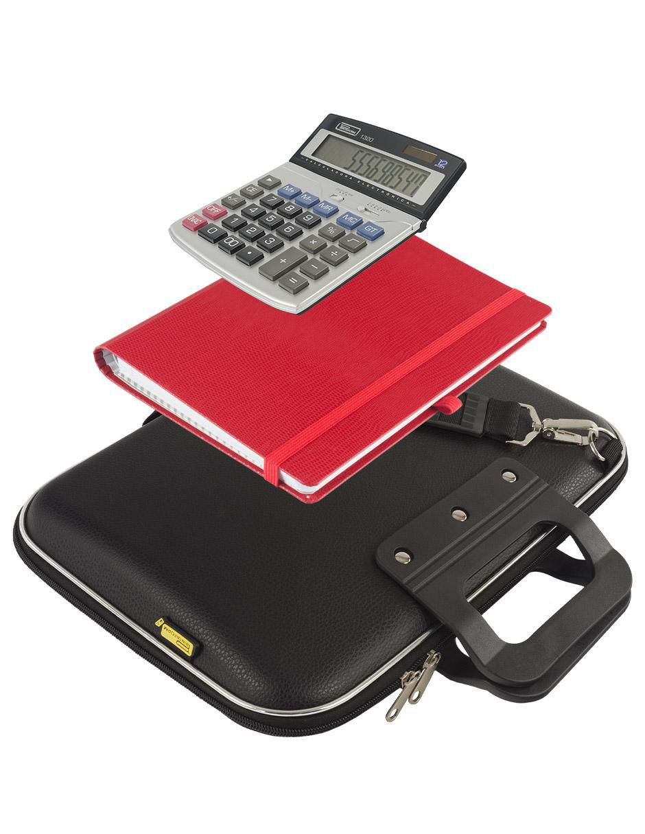 Kit maletín con compartimiento para laptop 13 pulgadas y celular