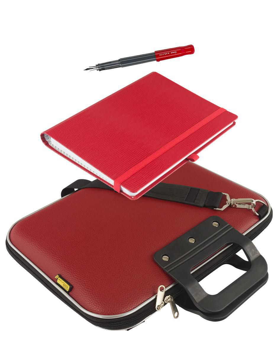 Kit maletín con compartimiento para laptop 13 pulgadas y celular