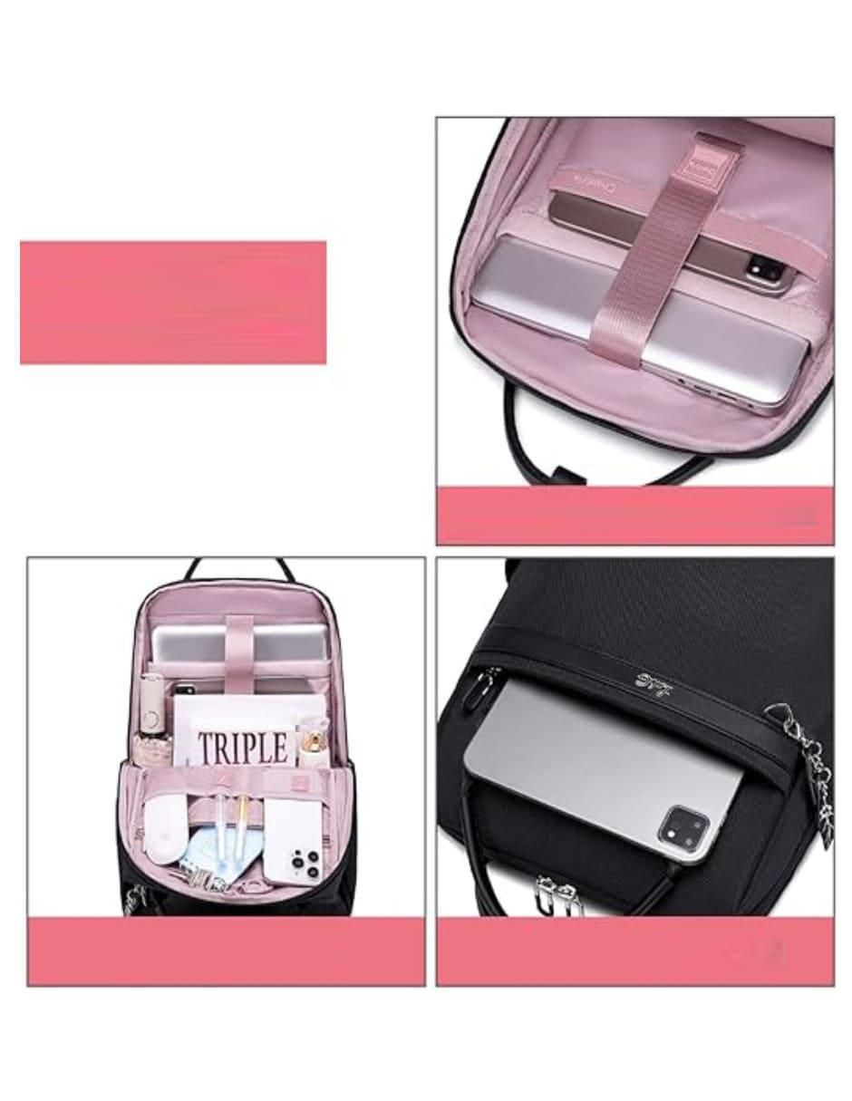 Mochila porta laptop 14 pulgadas de poliéster 2