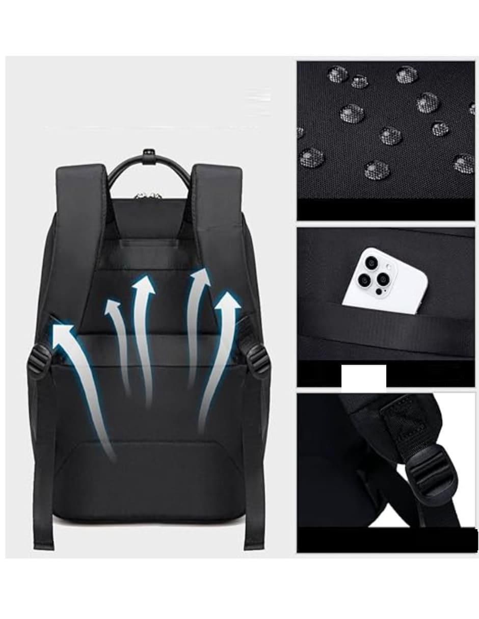 Mochila porta laptop 14 pulgadas de poliéster 4
