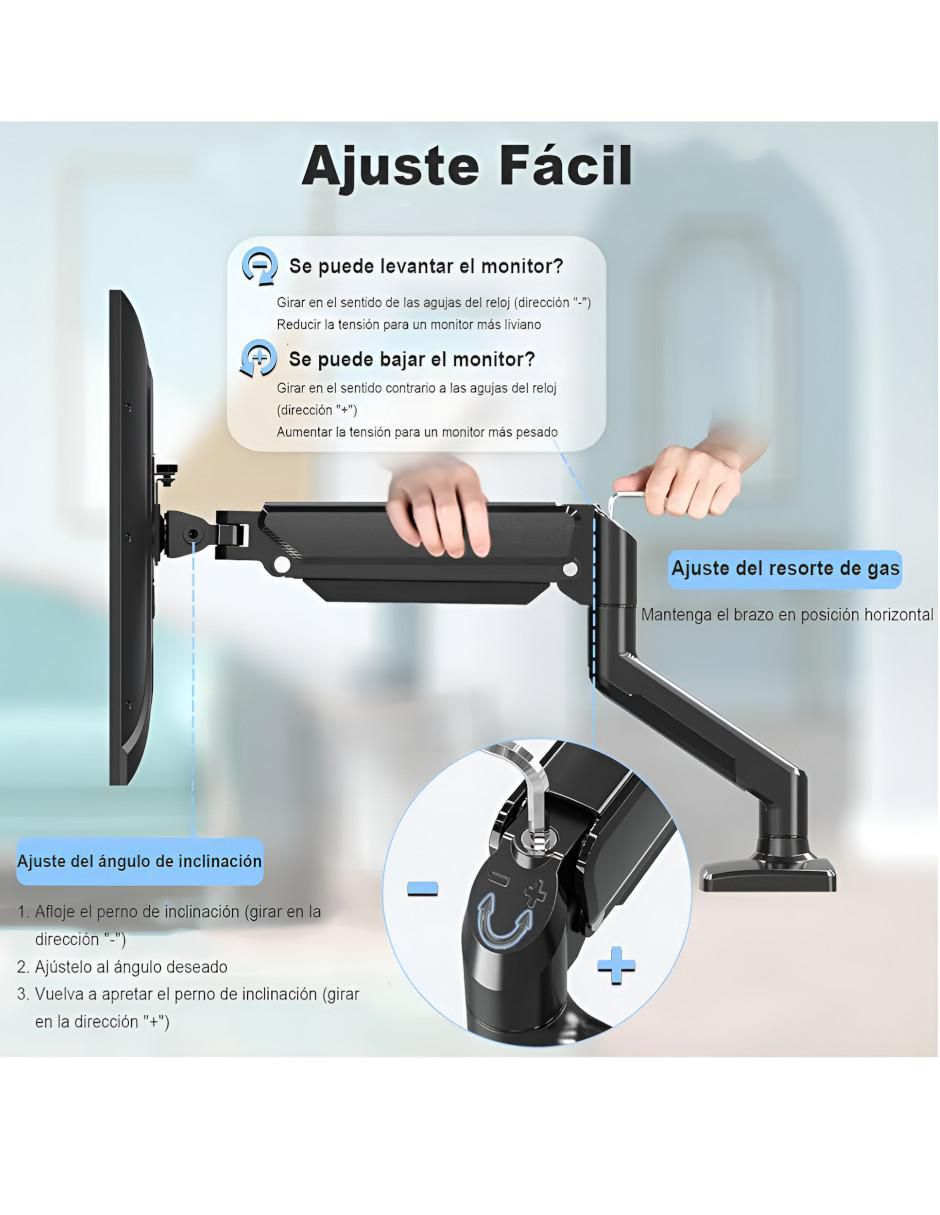 Soporte para monitor ajustable 4