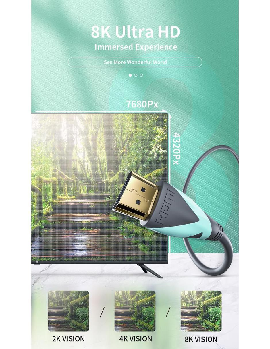 Cable HDMI 8K de 5 m 6