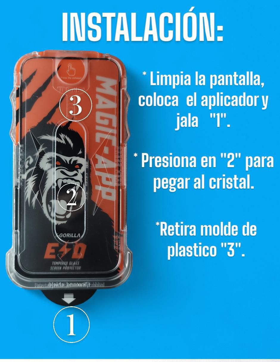 Mica para smarphone iPhone 16 de 6.1 pulgadas de cristal templado 3