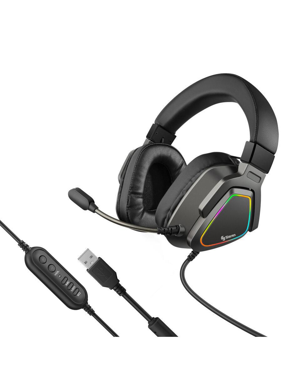 Audífonos gamer Steren alámbricos aud-590 Suburbia