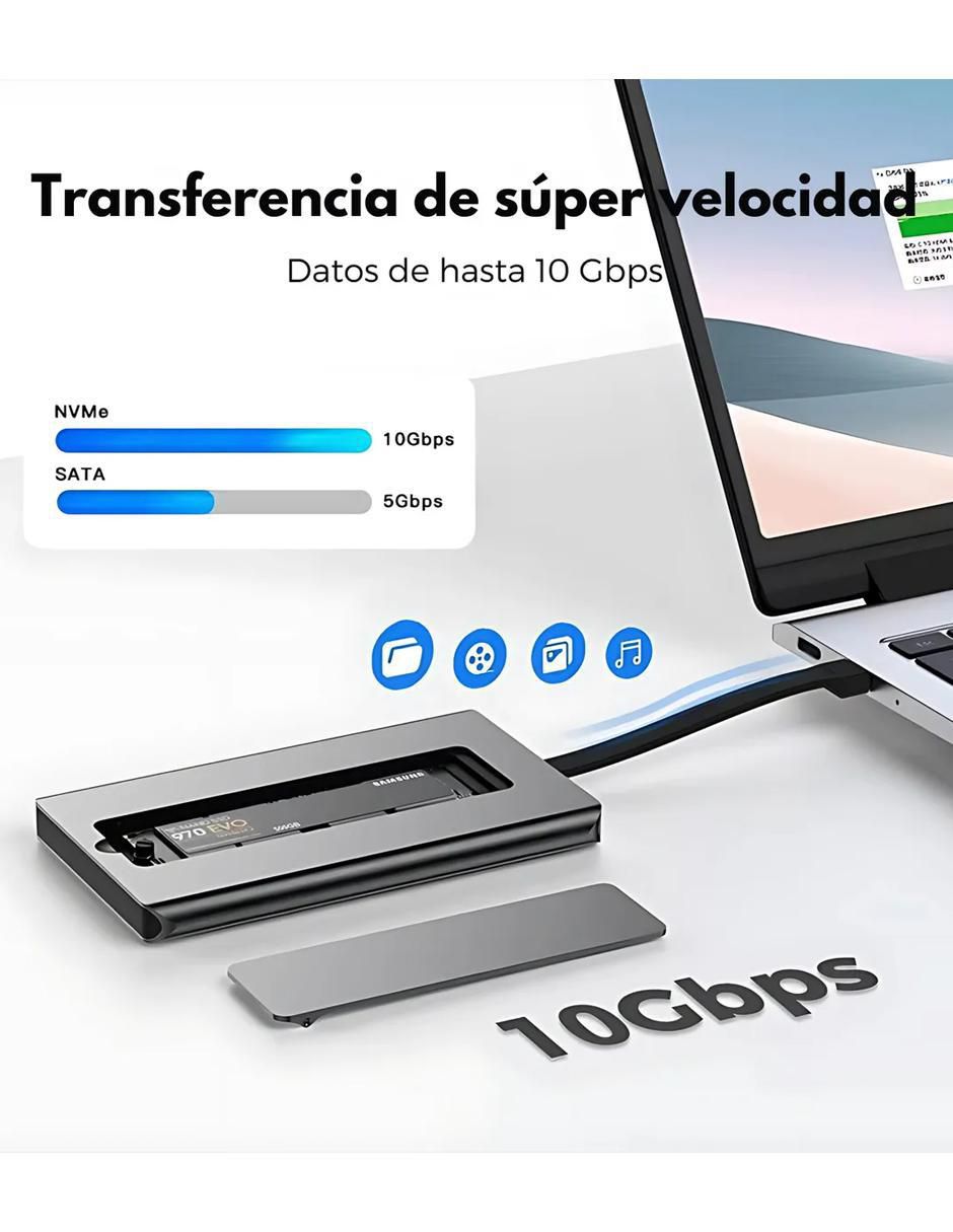Carcasa magnética SSD para Apple 8