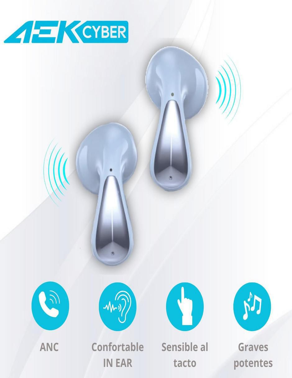 Audífonos in-ear aba07 inalámbrica 2