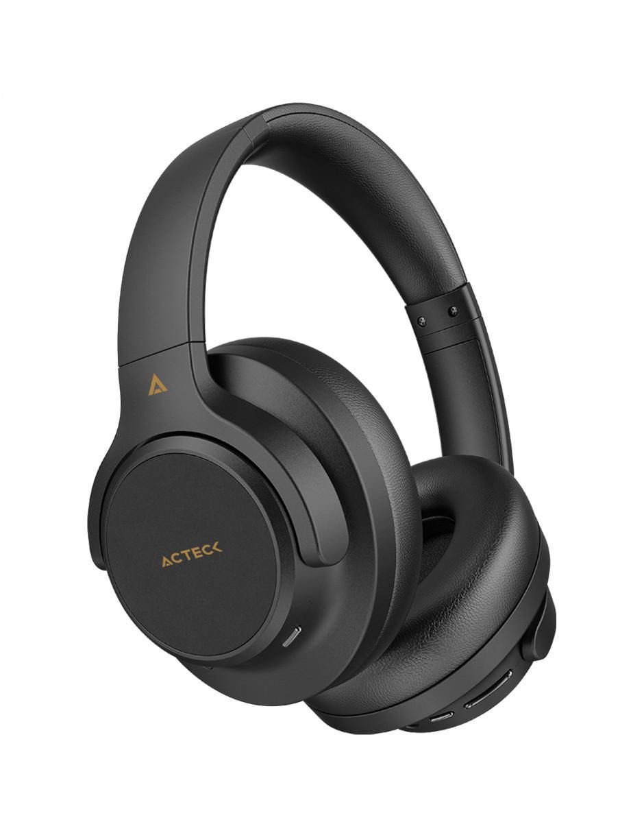 Audífonos over-ear Acteck Hype Epic hp750 alámbrica e inalámbrica con cancelación de ruido