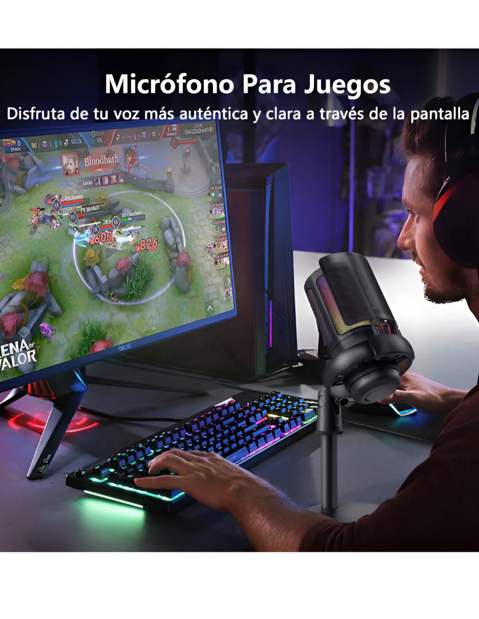 Micrófono micrófono gaming alámbrico xtllar3268 3