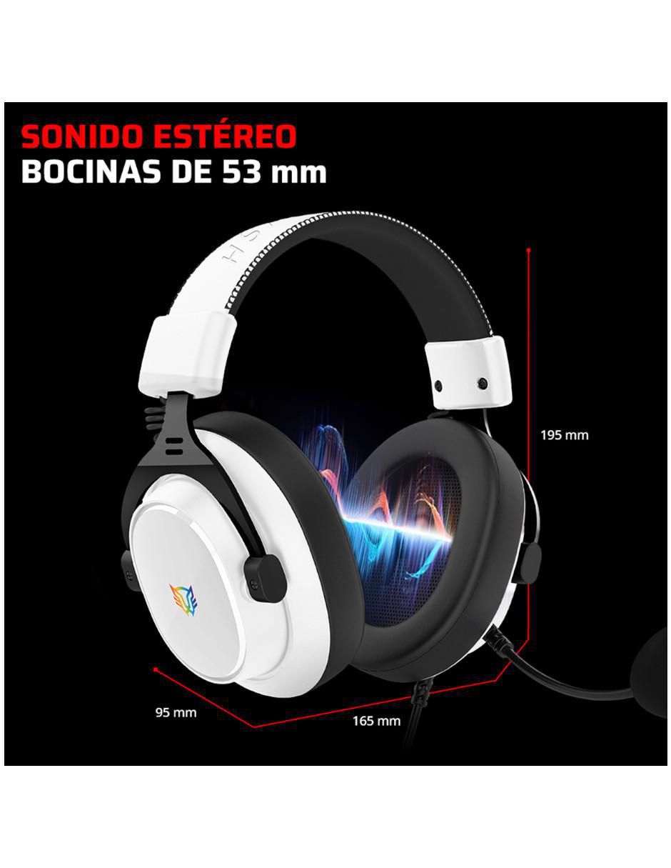 Audífonos gamer Over-Ear Aviator Expert Ha777 alámbricos 5