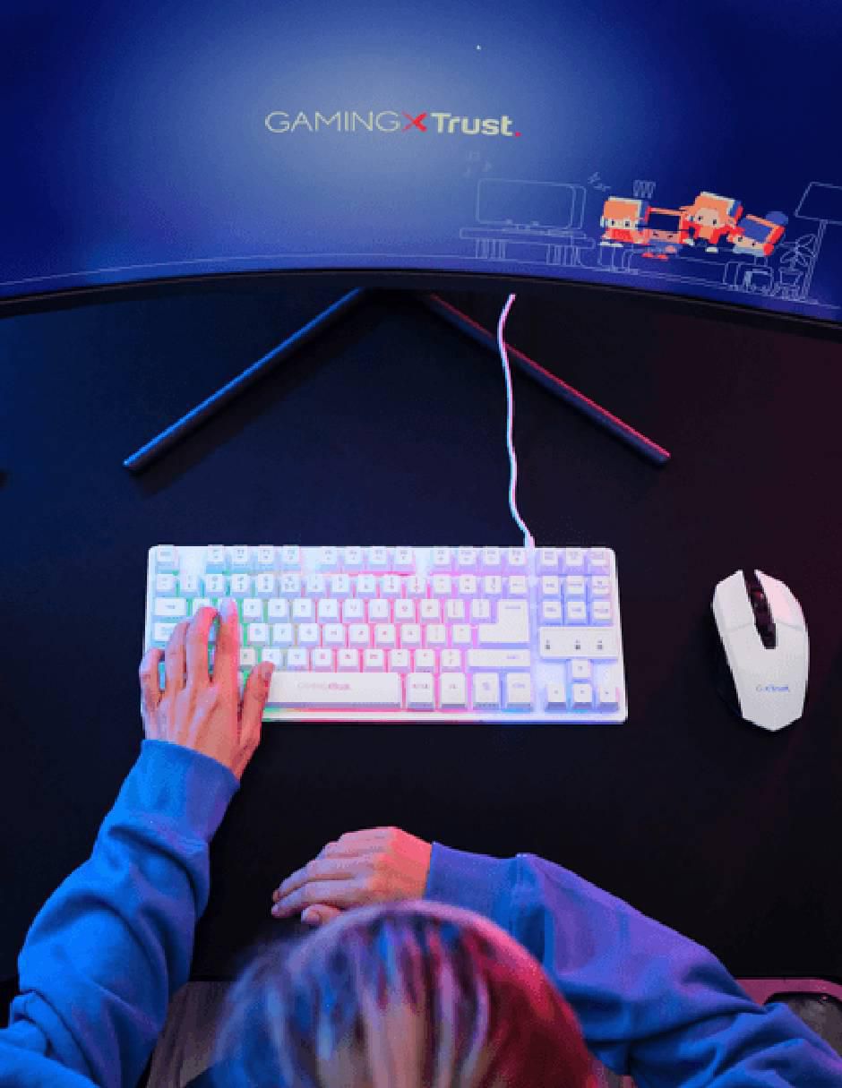 Mouse y teclado GXT 794W 2