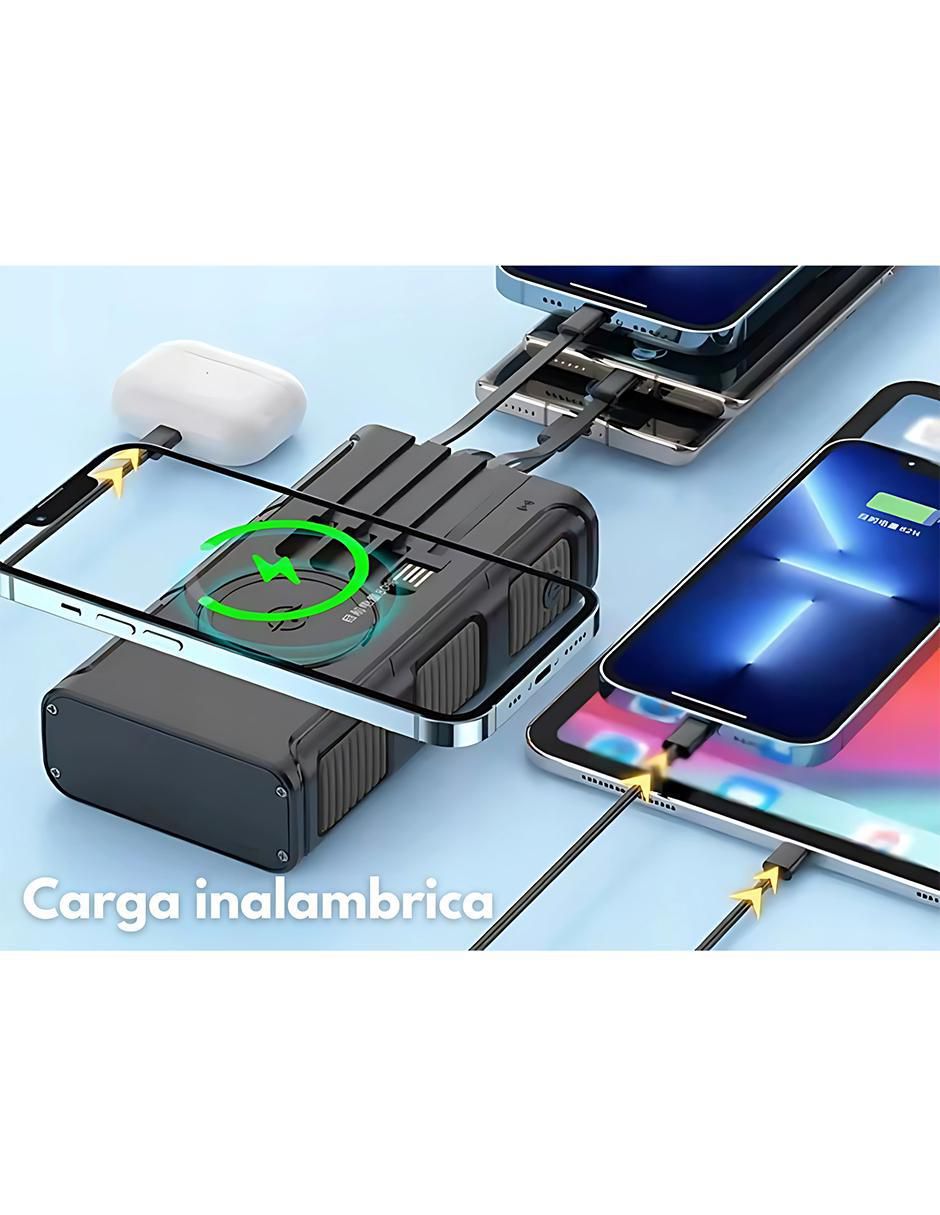 Batería portátil 30000 mAh 6