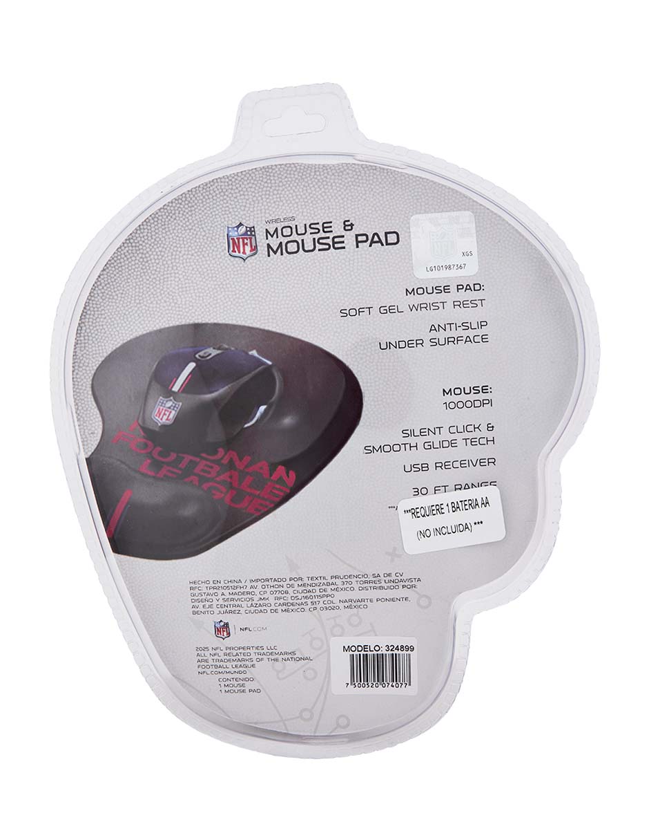 Mouse pad San Francisco 49ers con apoyo para muñeca con antideslizante 2