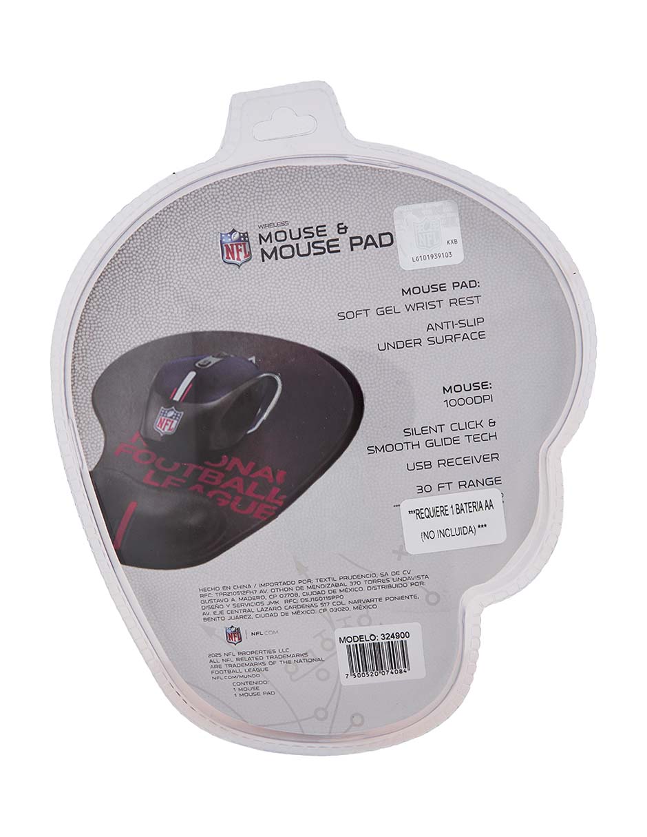 Mouse pad Green Bay Packers con apoyo para muñeca con antideslizante 2