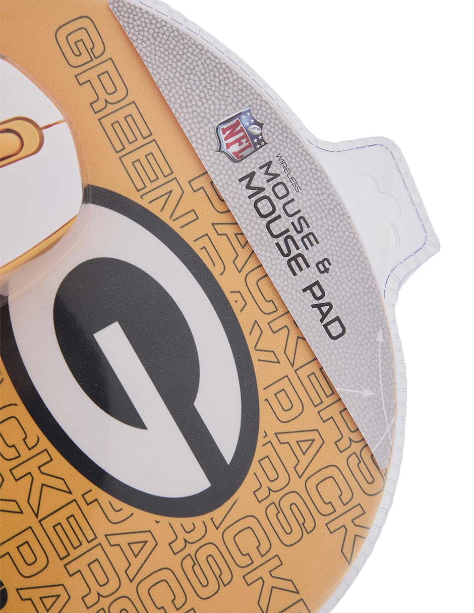 Mouse pad Green Bay Packers con apoyo para muñeca con antideslizante 4