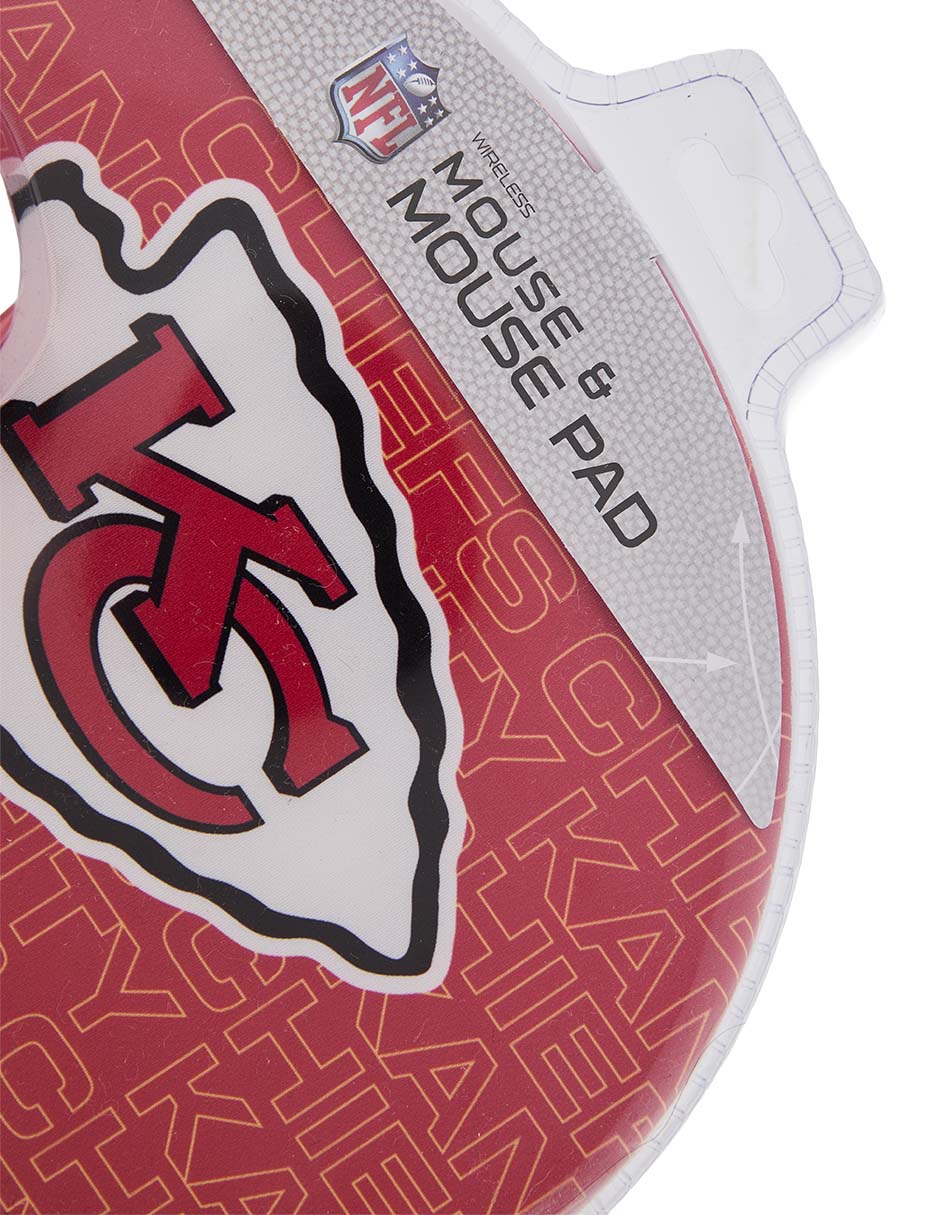 Mouse pad Kansas City Chiefs con apoyo para muñeca con antideslizante 4
