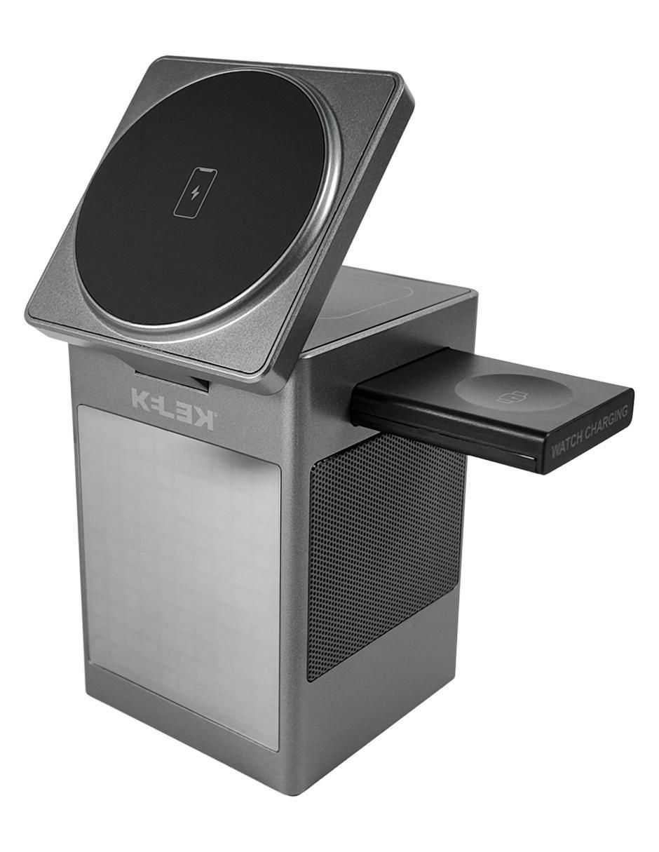 Estación de carga 3 en 1 de 15 W USB + USB tipo C Q1-3-G2 3
