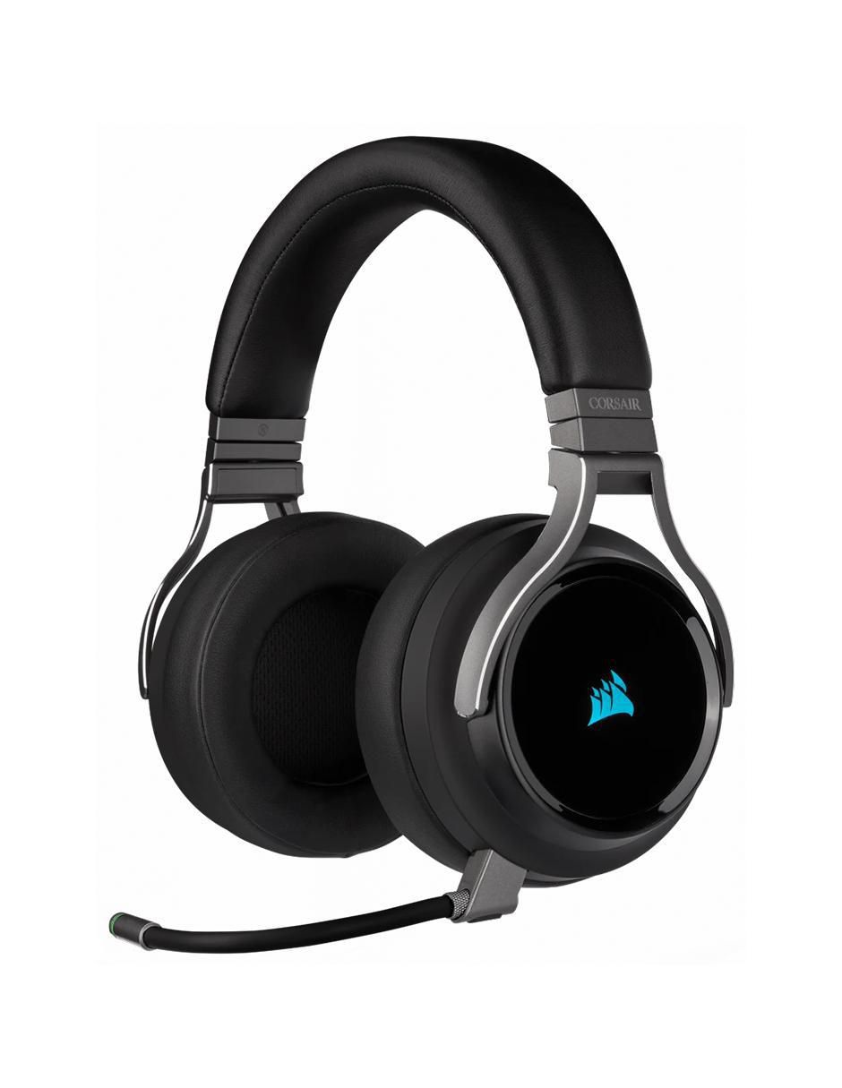 Audífonos gamer alámbrica e inalámbrica Virtuoso Rgb Wireless 3