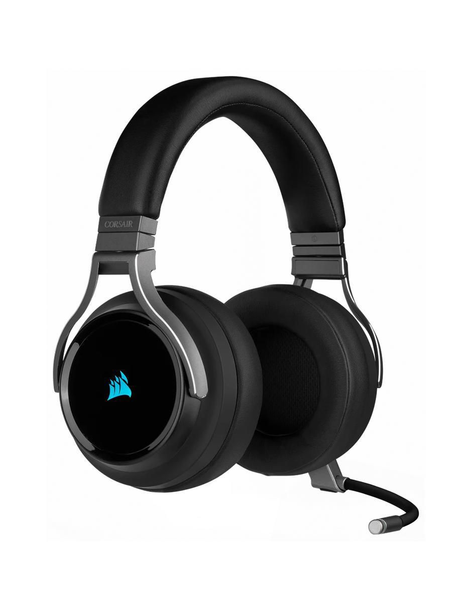 Audífonos gamer alámbrica e inalámbrica Virtuoso Rgb Wireless 4