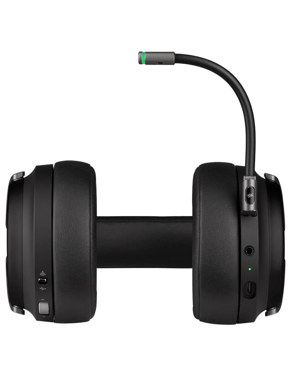 Audífonos gamer alámbrica e inalámbrica Virtuoso Rgb Wireless 8