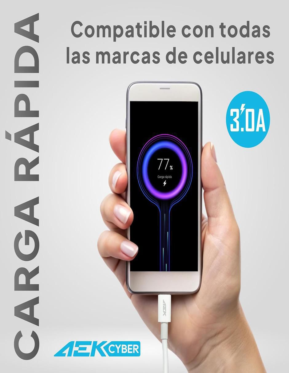 Cable USB C a tipo USB A de 1 m 2