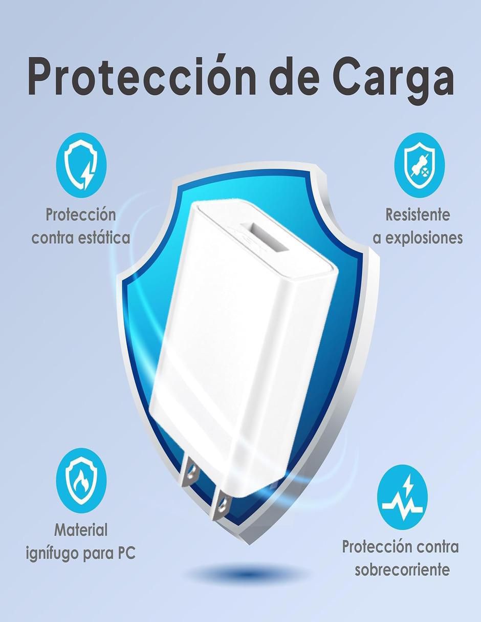 Cargador pared de 10 w usb cga03 3