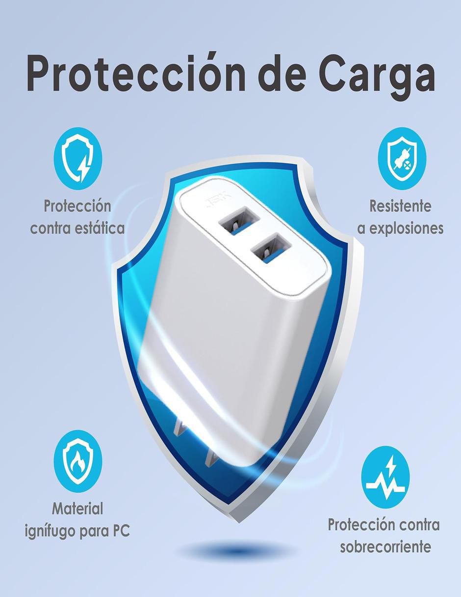 Cargador pared de 12 W USB cga11 4
