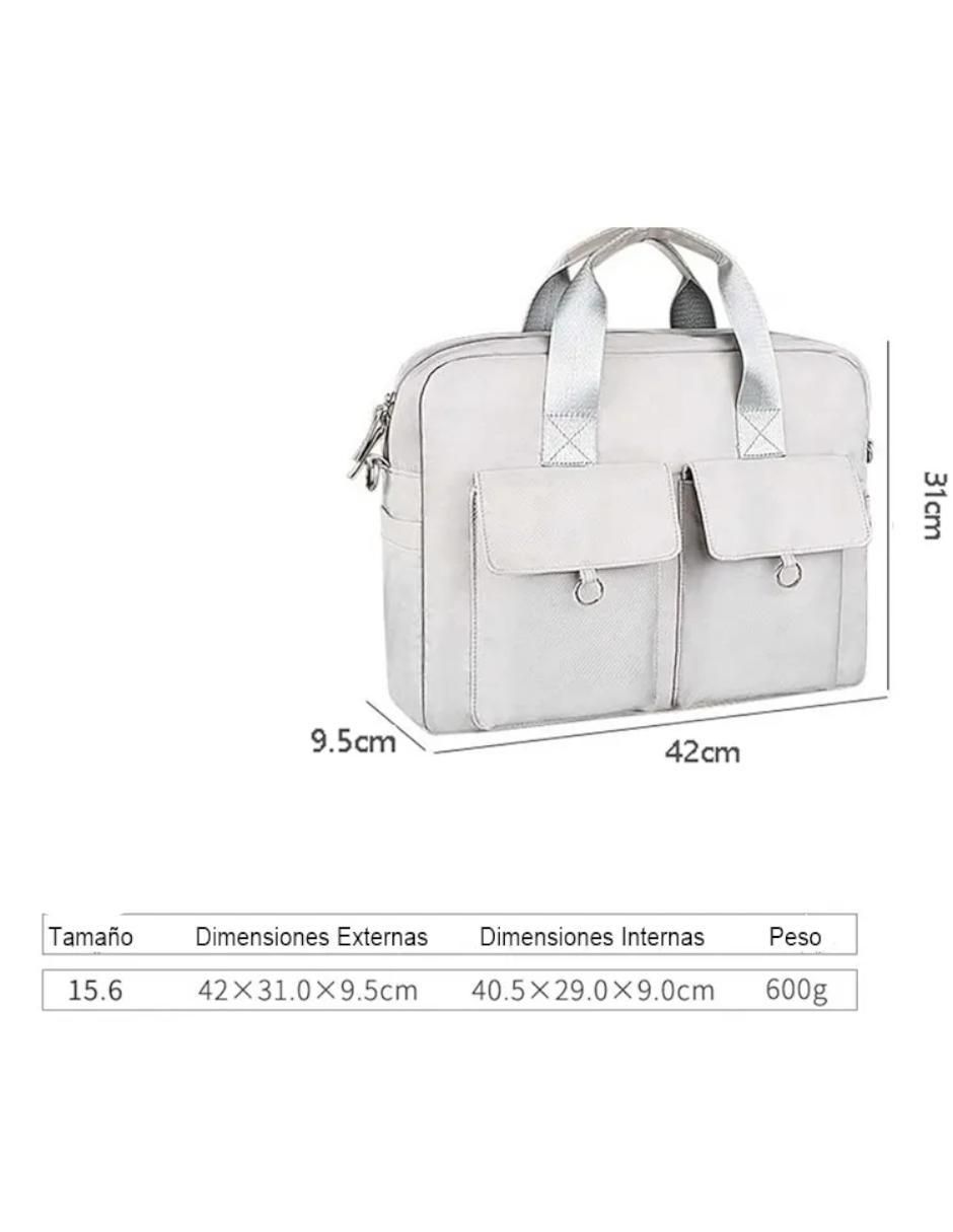 Maletín bolsa porta laptop 15.6 pulgadas 2