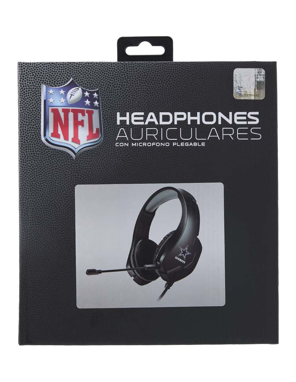 Audífonos gamer Dallas Cowboys alámbricos 324905 4