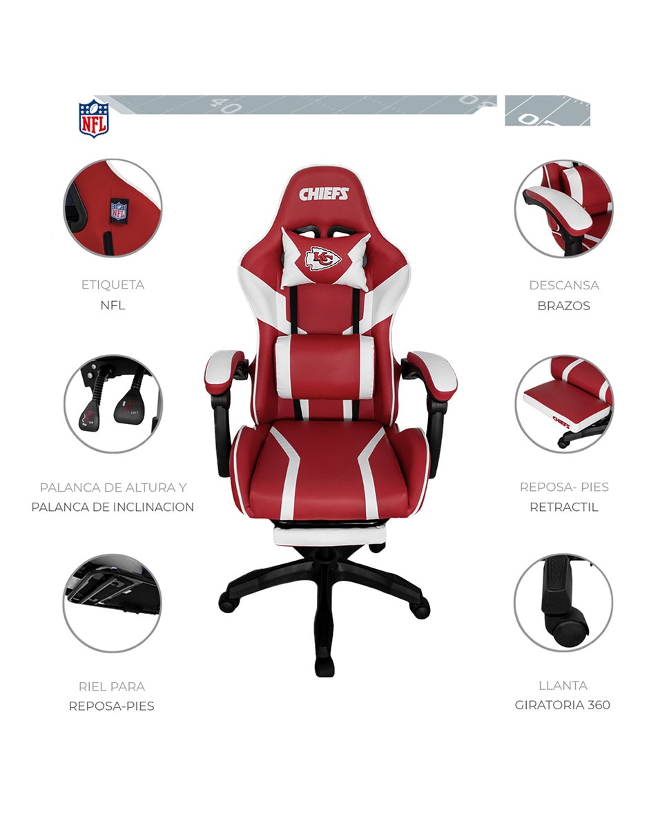 Silla gamer Kansas City Chiefs 6