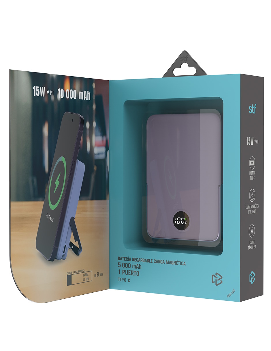 BATERÍAS STF 10 MAH MAGNETICA, LILA