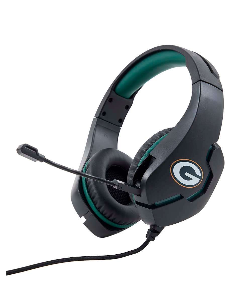 Audífonos gamer Green Bay Packers alámbricos 324909 2