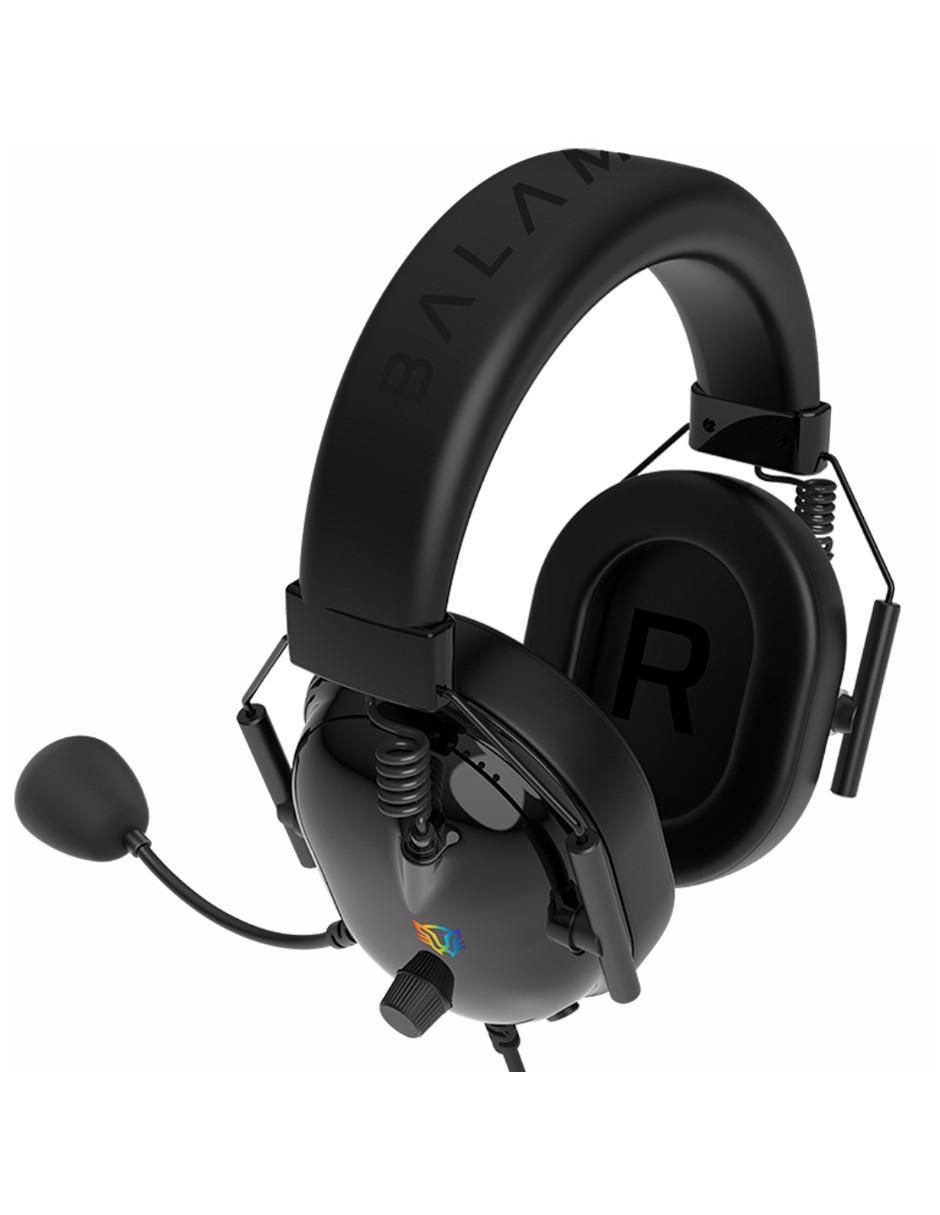 Audífonos gamer over-ear Balam Rush Aviator level ha757 alámbricos