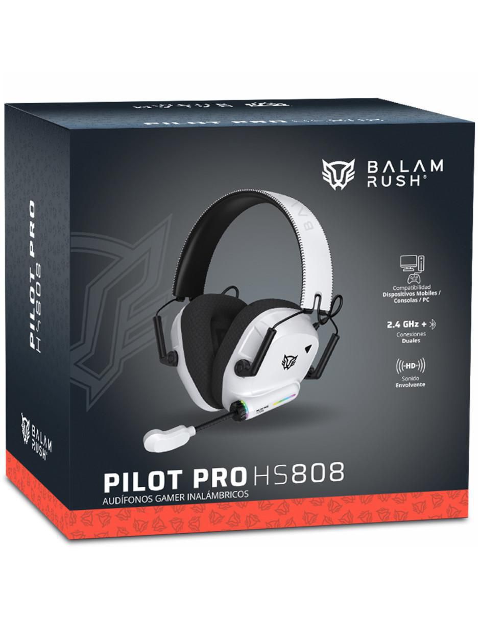Audífonos gamer Over-Ear Pilot Pro hs808 inalámbricos 6