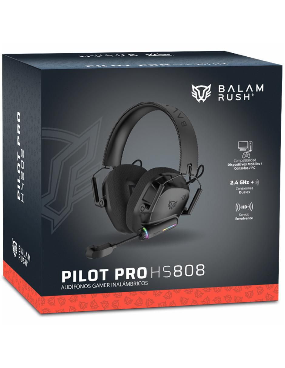 Audífonos gamer Over-Ear Pilot Pro hs808 inalámbricos 6