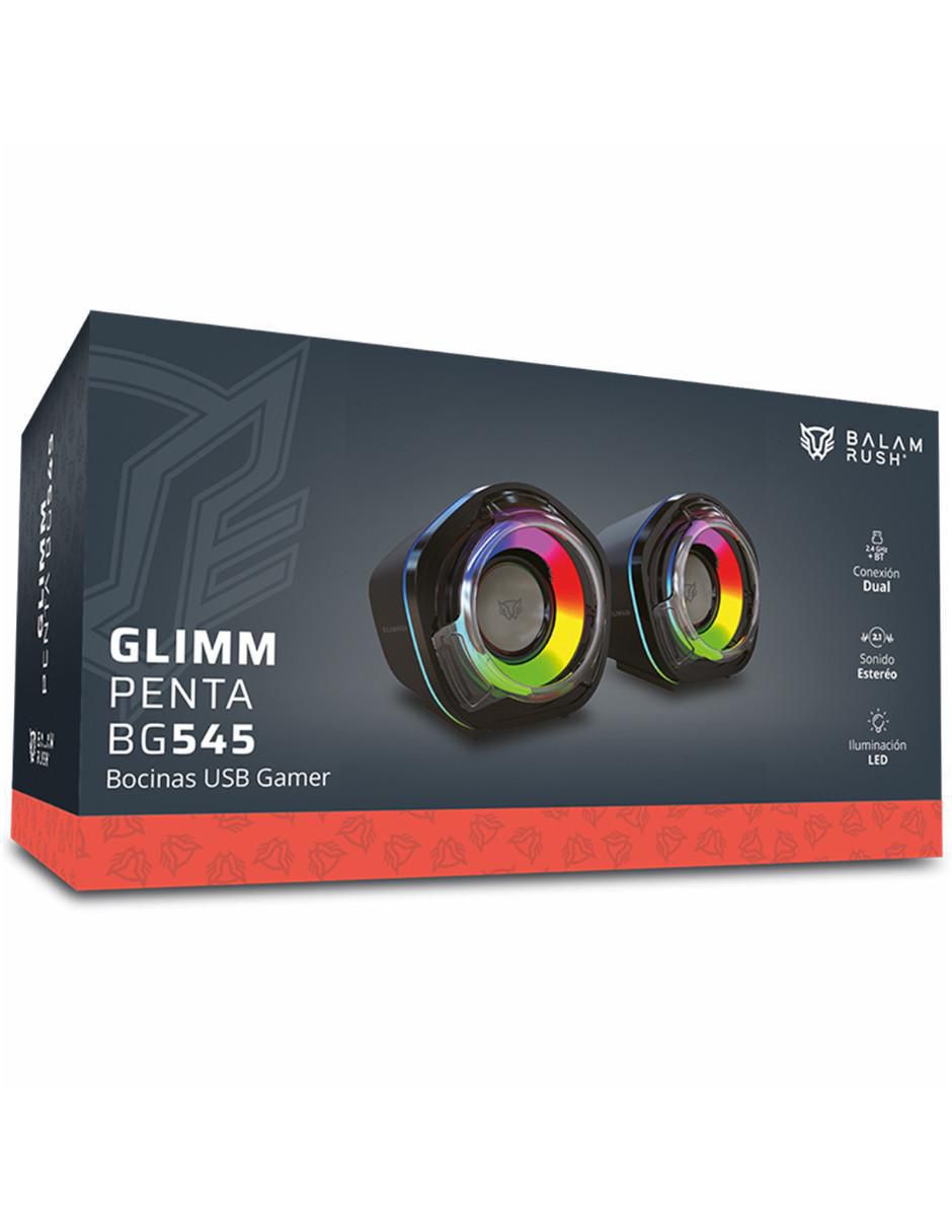 Bocina gaming Balam Rush Glimm penta bg545 inalámbrica