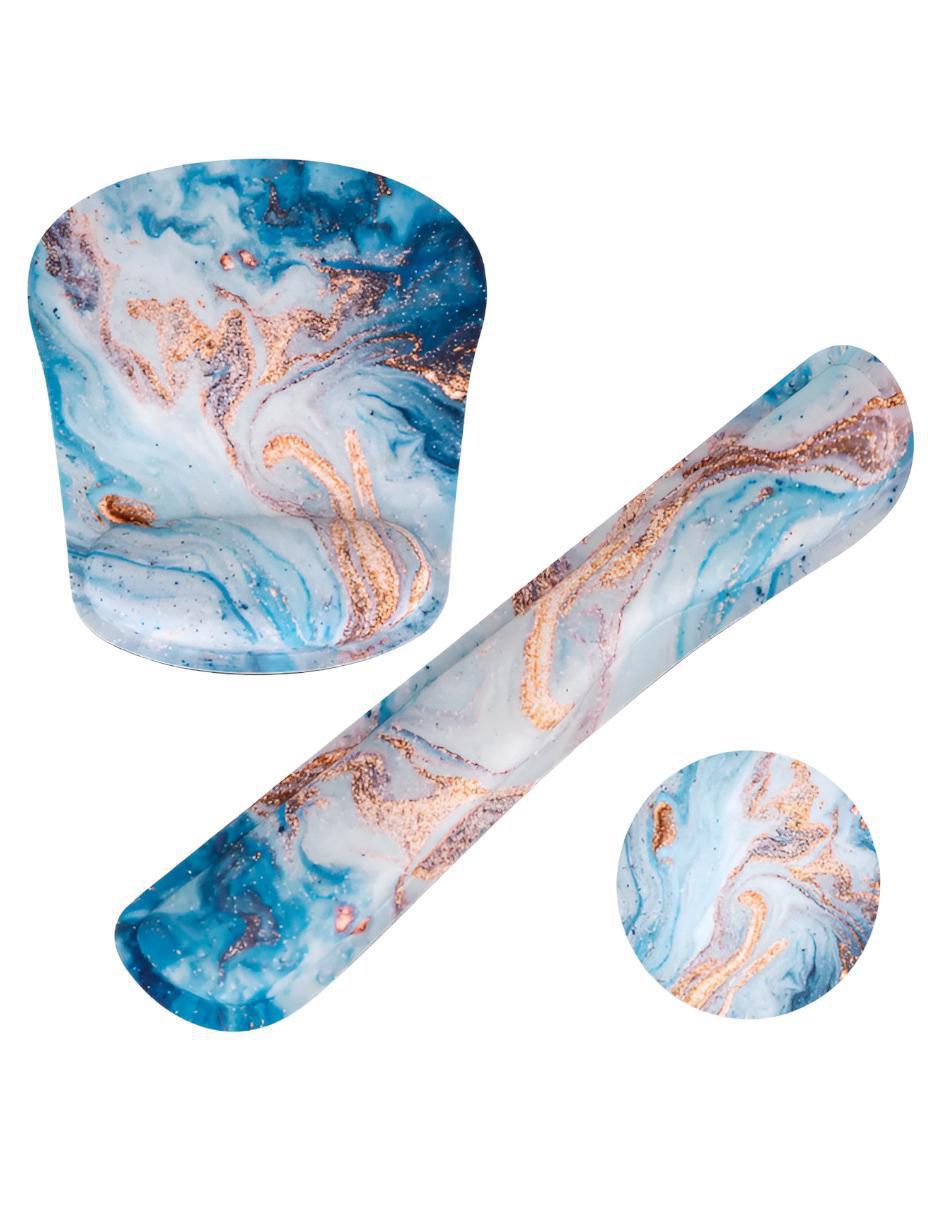 Mouse pad antideslizante con apoyo para muñeca