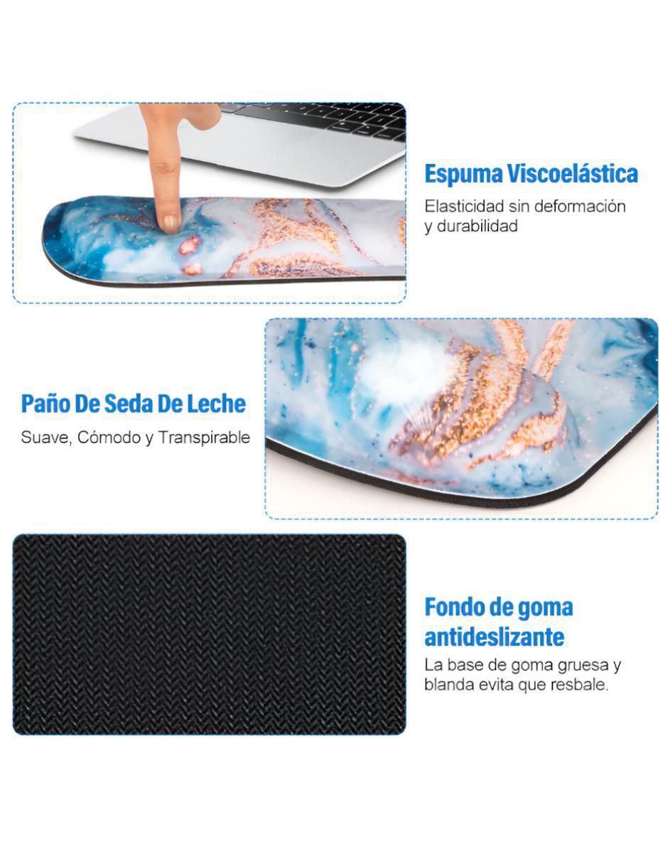Mouse pad antideslizante con apoyo para muñeca 3