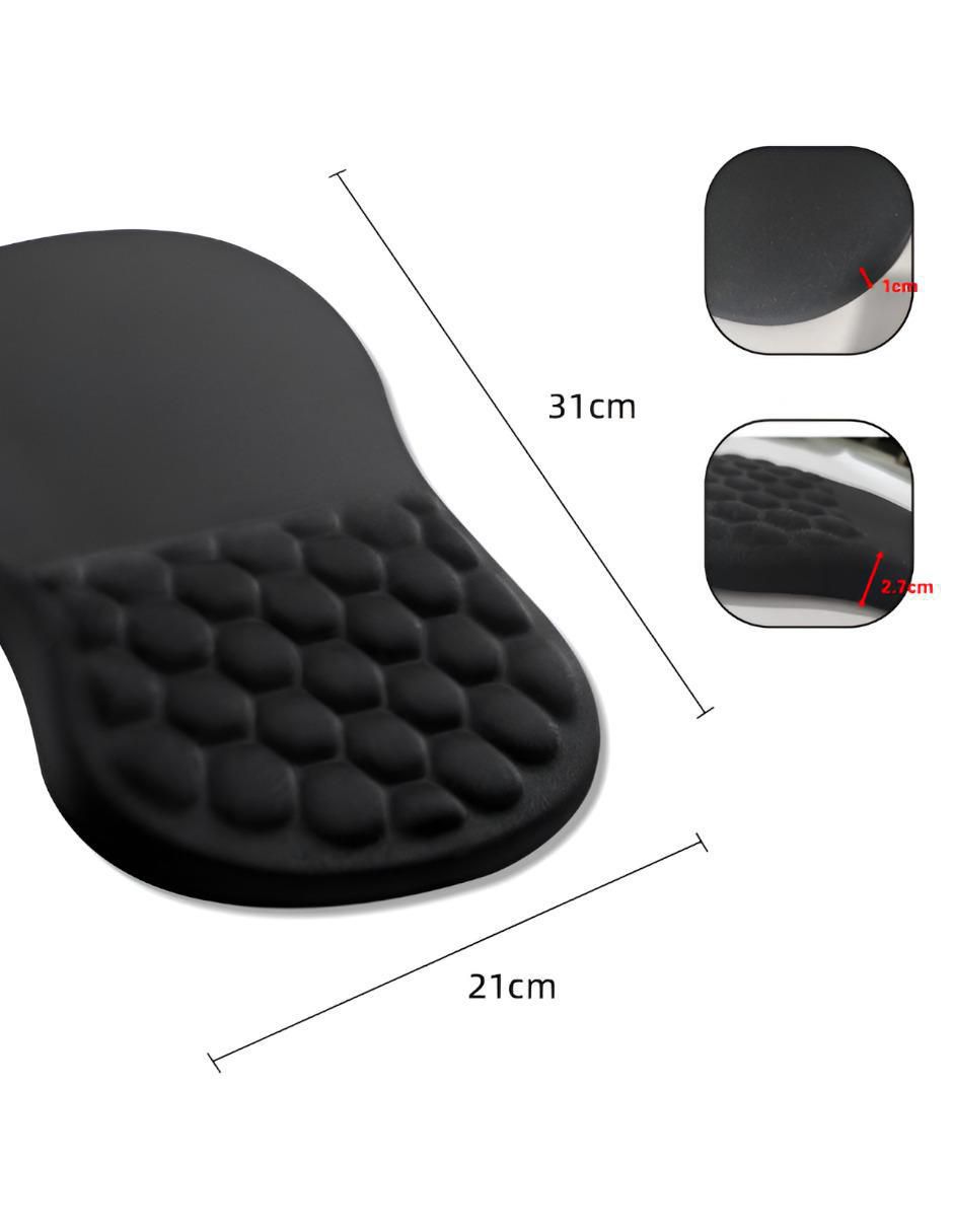 Mouse pad antideslizante con apoyo para muñeca 4