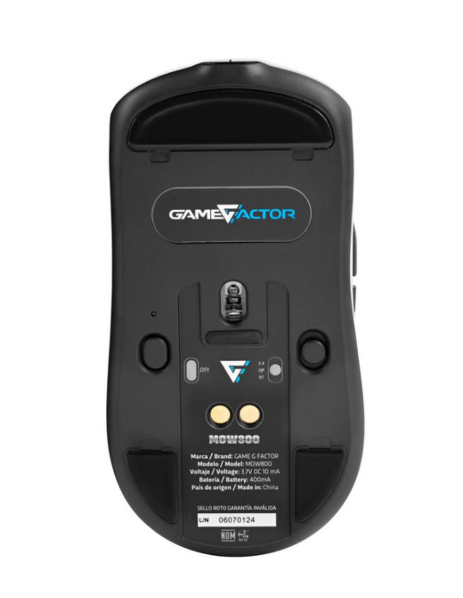 Mouse gamer mow800-wh 4