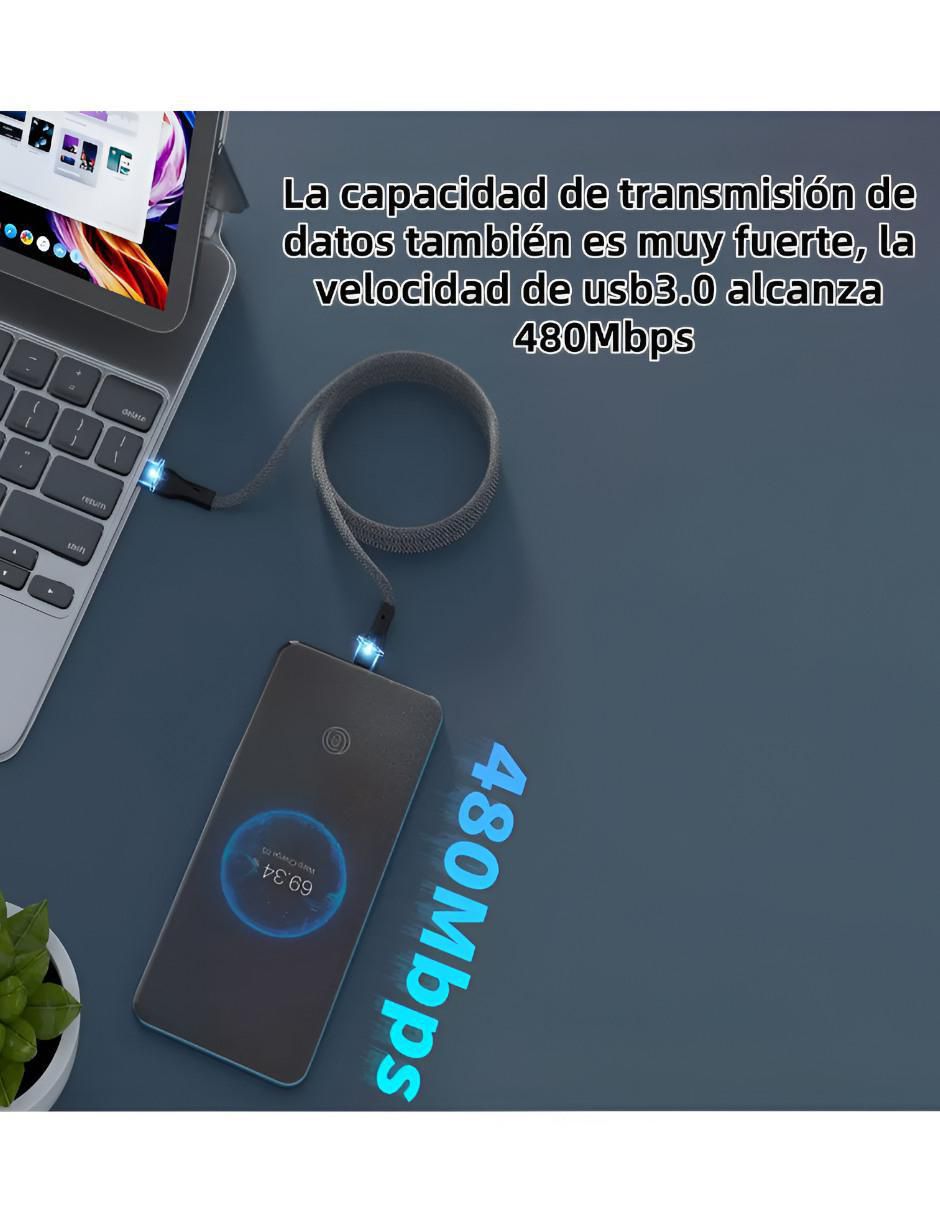 Cable lightning a tipo USB de 2 m 4
