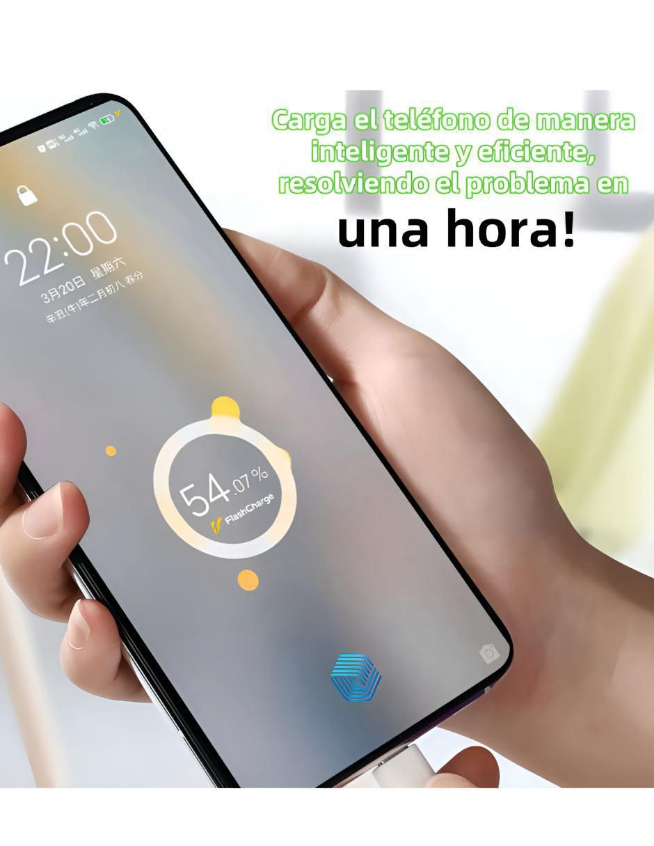 Cargador pared de 15 W Lightning + USB tipo C 3