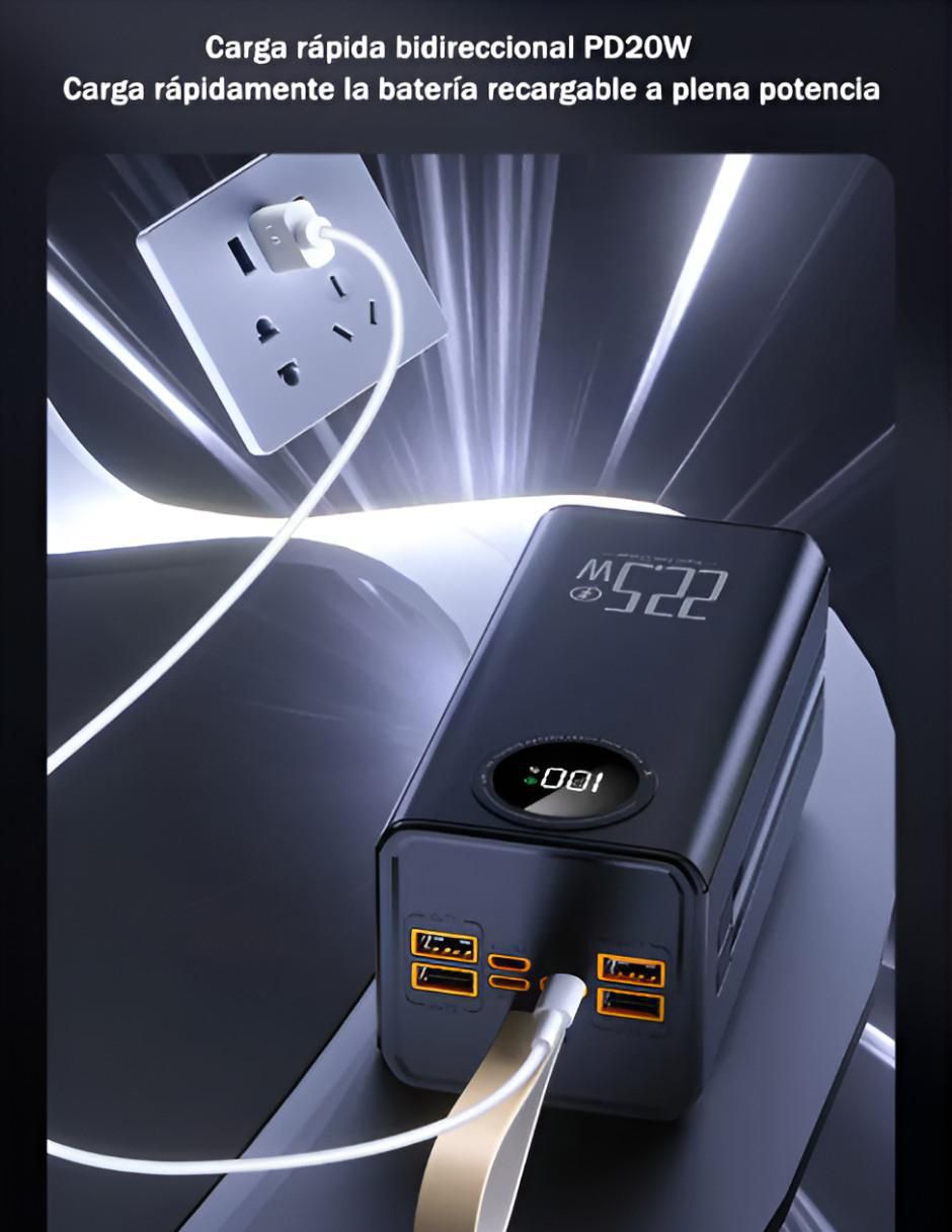 Batería portátil 60000 mAh 3