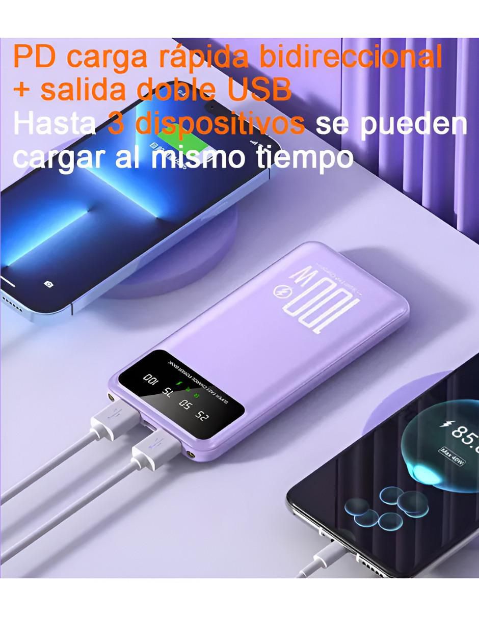 Batería portátil 20000 mAh 3