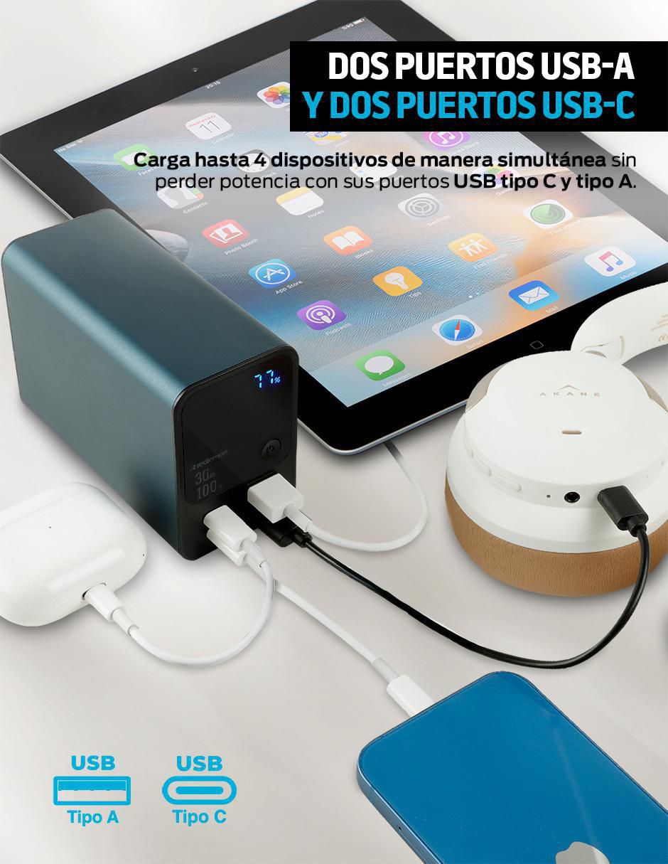 Batería portátil 30000 mAh extra rápida 3