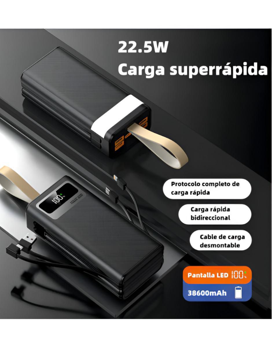 Batería portátil 30000 mAh 3