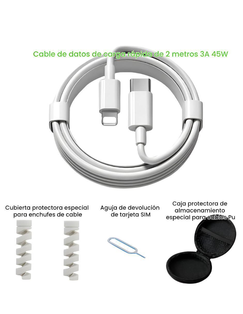 Cable Lightning a tipo USB C de 2 m 2