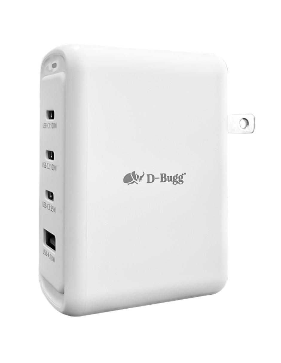 Cargador pared de 100 w USB Tipo A + USB Tipo C 2