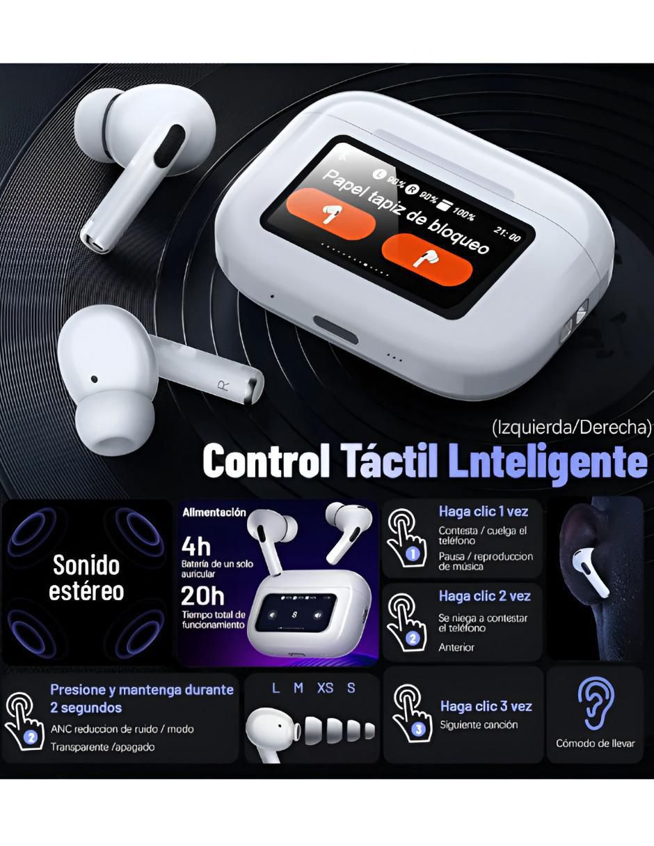 Audífonos in-ear inalámbricos con cancelación de ruido 2
