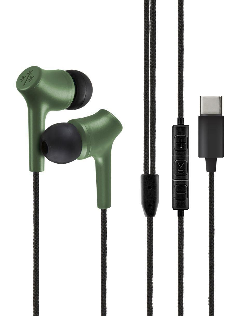 Audífonos in-ear Trenzado Tipo C alámbrico 2