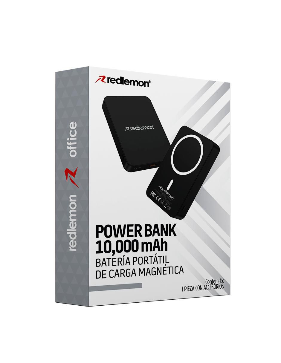 Batería portátil redlemon 10000 mah magnético